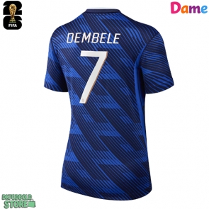 Frankrig Ousmane Dembele #7 Replika Hjemmebanetrøje Dame VM 2026 Kortærmet